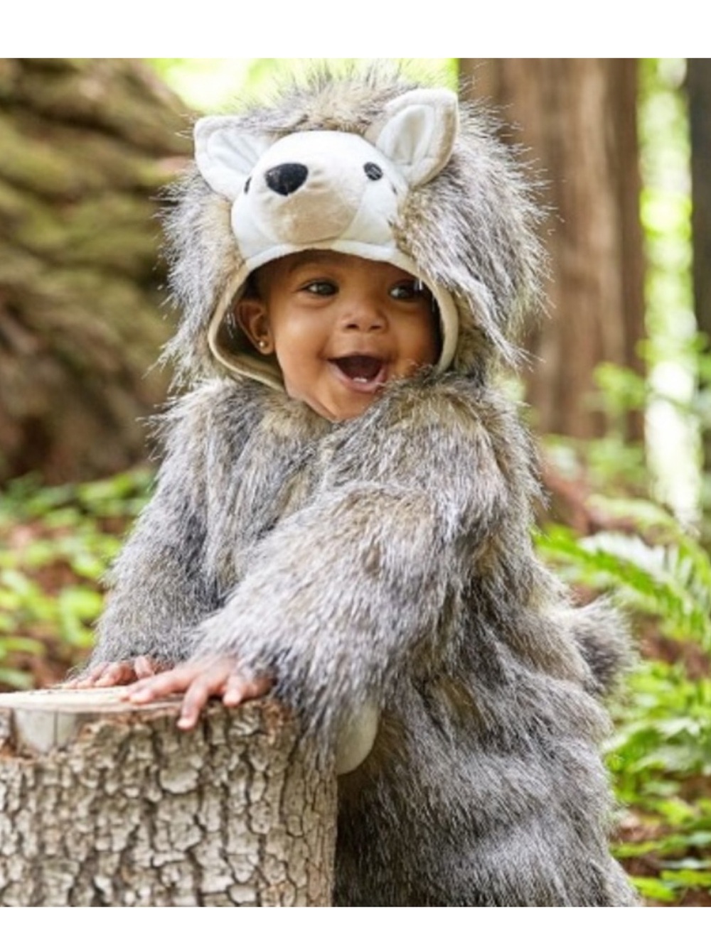 Pottery Barn Kids Woodland Hedgehog Halloween Costume Sz 6-12 mo One-piece